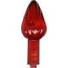 Ceramic Christmas tree plastic light up twist bulbs medium in ALL RED replacement tree bulbs/lights (100 quantity)