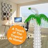 VFM - Tropical Palm Tree Bottle 11" Drinking Cup With Lid