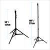 2 PACK - TriMax 9 ft Heavy Duty Thick Steel Stand, Wind Resistant, 3 Sec. 2 Ris.
