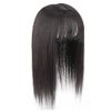 QIAOXI Hair Piece, Hair Extension, Wig, Breathable, Partial Wig, Hair Extension, Totally Hand-Planted, Hide Gray Hair, Synthetic Skin