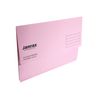 Pack of 50 Pink Card Premium Foolscap Document Wallets