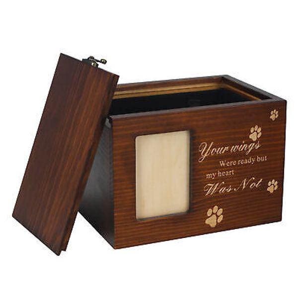 Pet Urn For Ashes Cremation Urn Engraved Box Dog Memorial Cremains Keepsake Urn