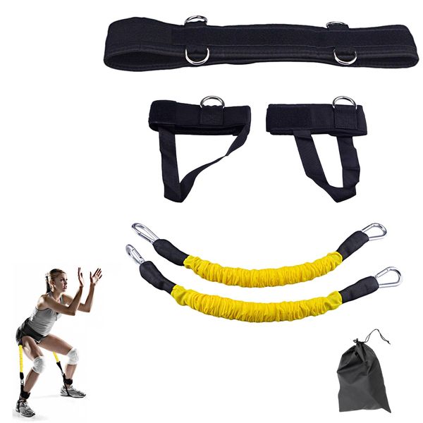 Vertical Jump Trainer - Professional Leg Resistance Bands for Vertical Jump Training - Premium Jump Trainer, Volleyball Trainer & Basketball Trainer