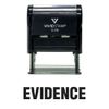 Evidence Self Inking Rubber Stamp (Black Ink) - Medium