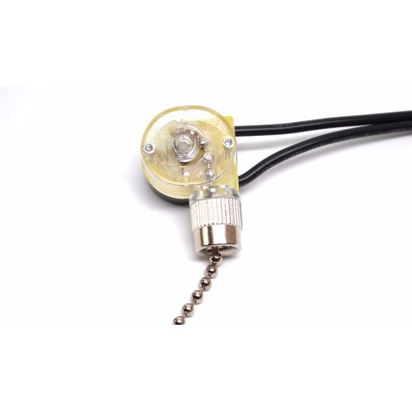 Zing Ear ZE-109 Nickel Ceiling Fan Light Switch Pull Chain ZE-109 On / Off - New