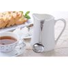 GRÄWE East Frisian Curved Cream Spoon Large Rose Decor