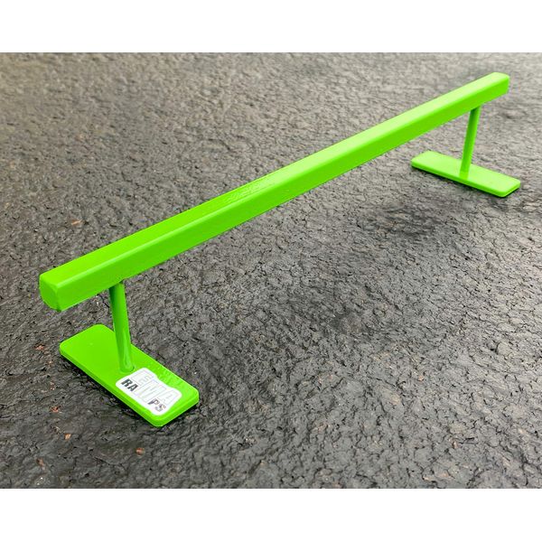 EMA Ramps 2" High Flat Rail Fingerboard Accessory Rail to be Used with Fingerboard Decks Fingerboard Ramps Also Great for Fingerboard Parks