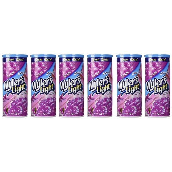 Wyler's Light Soft Drink Mix, Grape, 1.16 Ounce (Pack of 6)