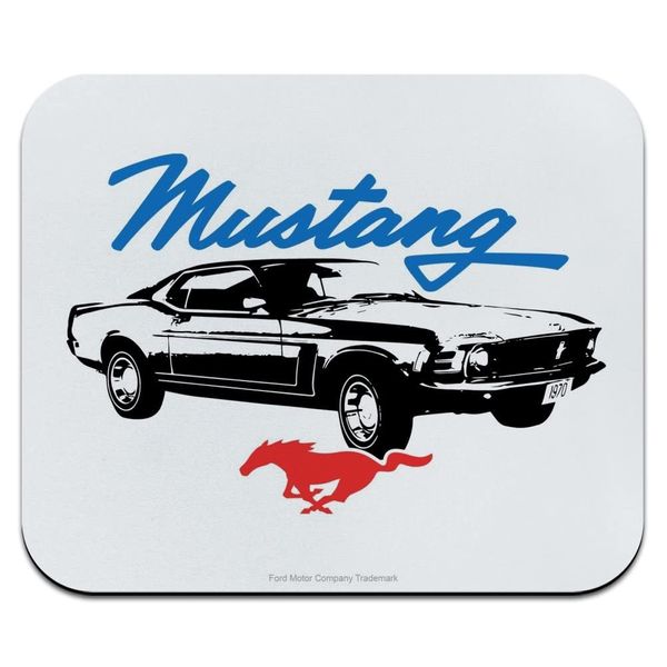 Ford 1970 Mustang Low Profile Thin Mouse Pad Mousepad