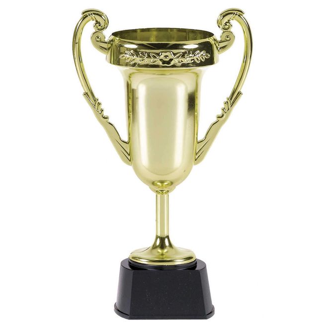 Trophy "Cup" Jumbo - 1Pc., Gold, 5" x 9"