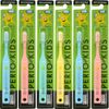 Dr. Collins Perio Toothbrush for Kids, Blue, 6 Count