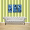 MyTinyWorld Dolls House Miniature Funky Sage Stripes Wallpaper