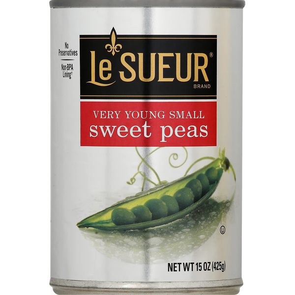 Le Sueur Very Young Small Sweet Peas, 15 Ounce (Pack of 24)