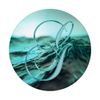 G Teal Beach Ocean Waves Sunset Lake Monogram Initial Letter PopSockets Swappable PopGrip