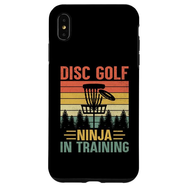 iPhone XS Max Disc Golf Ninja In Training Discs Frisbee Golfer Case