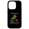 Boy Loves Beetroot Delicious Vitamin Vegetables Smartphone Case for iPhone 14 Pro