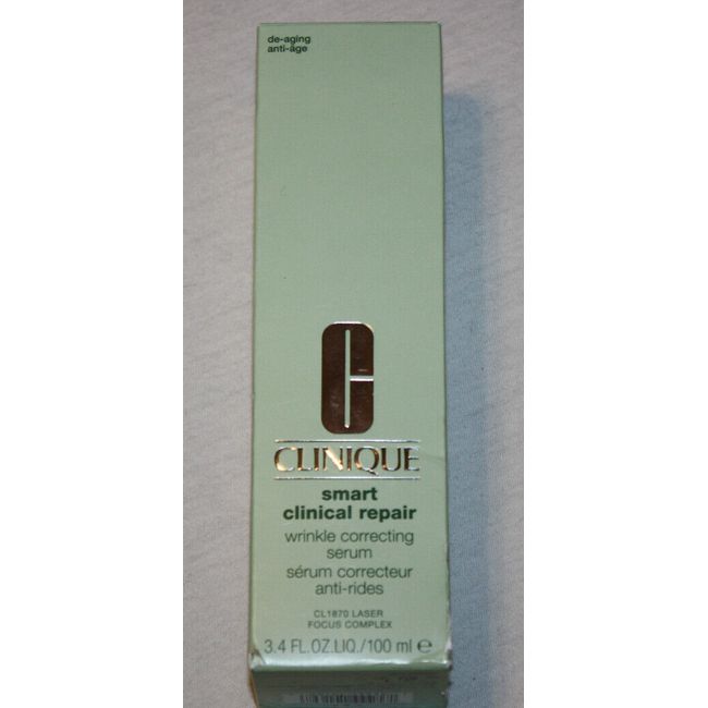 Clinique Smart Clinical Repair Wrinkle Correcting Serum 3.4 fl oz 100 mL NEW