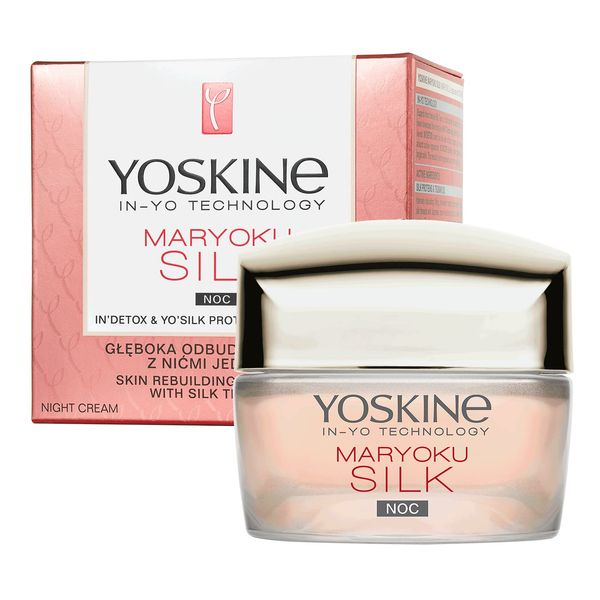 Yoskine Maryoku Silk Night Cream, Rebuilding treatment with silk threads 50ml