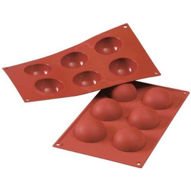 Silicone Mart SF003 Half Balls, 6 Count