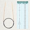 KnitPro Bamboo Fixed Circular Needles 24" (60cm) | 2.25mm