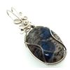 K2 Gemstone Sterling Silver Wire Wrapped Pendant