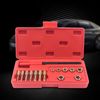 Metric Thread Chaser Set 15PCS Thread Cleaning Restorer Thread Repair Tool Kit