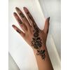 Mandala Fiori Farfalla Piuma Tatuaggio Stencil Stencil Modello per Dito MS-01