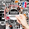 50pcs hot-Blooded Basketball Series Combination Stickers