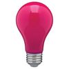 4 Pack CERAMIC PINK LED Bulb A19 Medium E26 8W 60 Watt Equivalent Damp Location