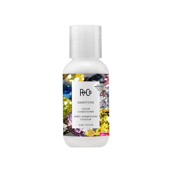 R+Co Gemstone Color Conditioner Travel | Prolonged Color Vibrancy, Repairs + Nourishes Hair | Vegan + Cruelty-Free | 2 Oz