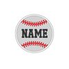 Custom Embroidered Baseball Patch - Ball Sport Team Sew on Round Patch