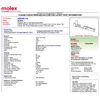 4-Circuits .093" - MOLEX Connector, 5 Matched Set,18-22 AWG,