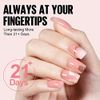 TOMICCA 5 in 1 Builder Nail Gel- 15ML Builder Base Strengthening nude Nail Gel for Hard Strong Nails Tips & Extensions, UV Nail Gel Polish for Nails Repair, Nail Art Supplies Easy to Shape(nude)