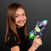 Light Up Space Blaster Toy with Fun Space Sounds and Spinning LED Lights