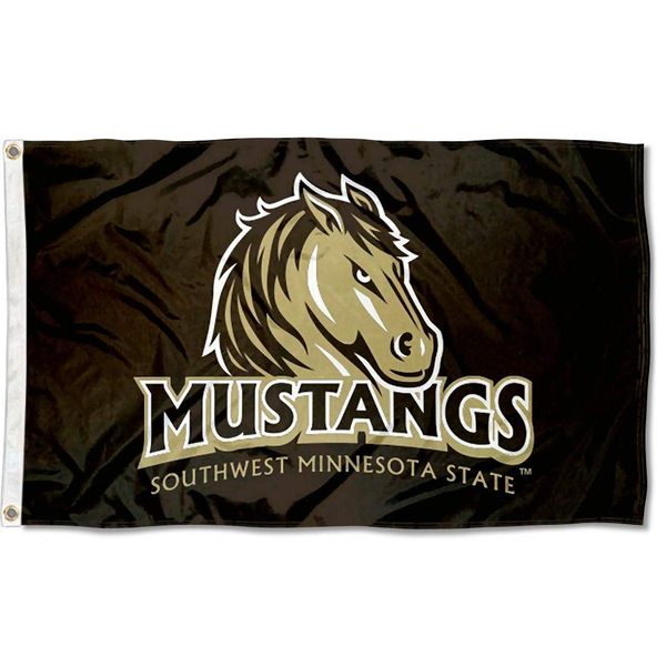 College Flags & Banners Co. Southwest Minnesota State Mustangs Flag