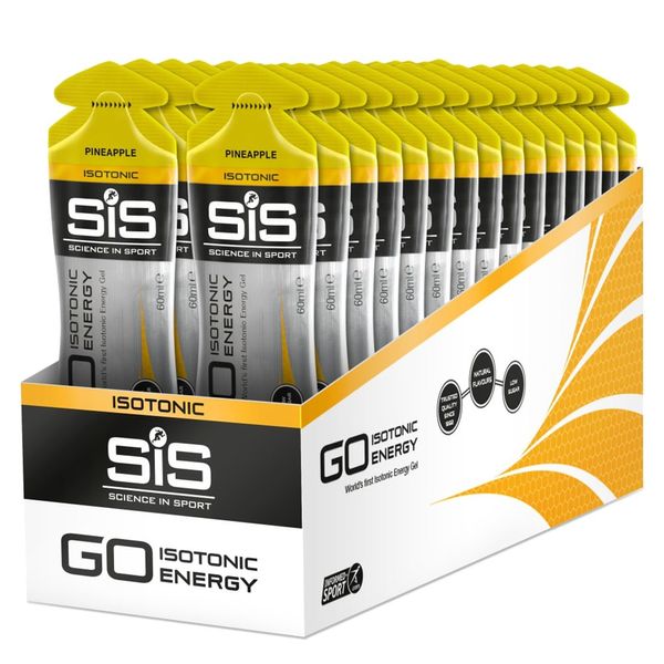 SIS Power Gel Energy Gel 30 Pieces Pineapple GO Isotonic Bicycle Supplement Power Gel Mountain Climbing Marathon Swimming