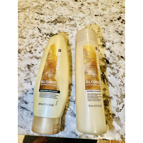 Pantene Pro-V BLONDE EXPRESSIONS Shampoo & Conditioner 13oz w/ Liquid Crystals
