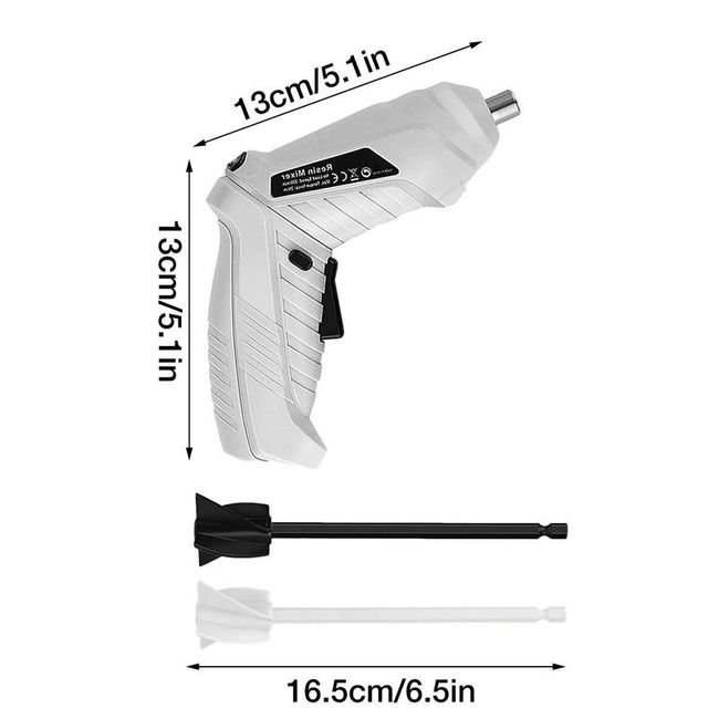 Handheld Rechargeable Epoxy Resin Mixer Epoxy Resin Mixer Electric for  Epoxy for Crafts Tumbler, Making DIY Glitter Tumbler Resin Mixing 