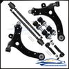 For 2000-13 Chevy Impala 8PCS Front Lower Control Arm Sway Bar Tie Rod Ends Kit