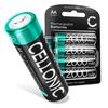 subtel, Battery Radio compatible with TechniSat Viola 2, Viola 2 C (2600mAh) 4x