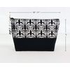 Fleur De Lis Toiletry Bag Set with Sleep Mask
