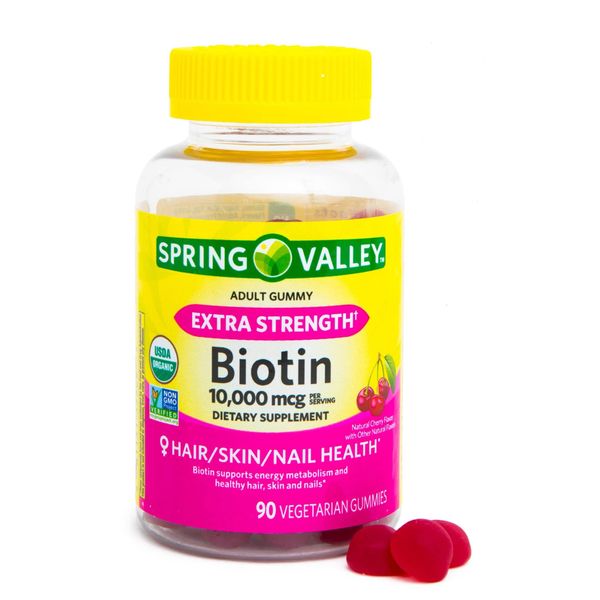 Antony Spring Valley Biotin 10,000mcg Vegetarian 90 Gummy