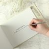 Custom Personalised Eucalyptus Hardback Guest Book with pen