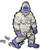 CafePress Yeti Sticker Square Bumper Sticker Car Decal