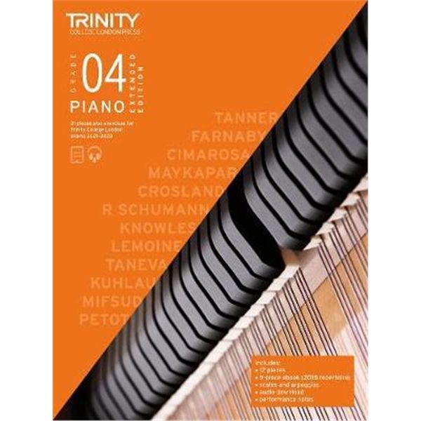 预订 Trinity College London Piano Exam Pieces Plus Exercises 2021-2023: Grade 4 - Extended Edition