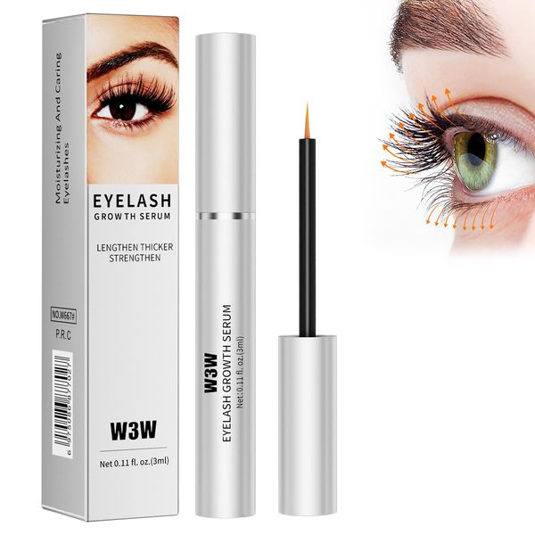 Eyelash Growth Serum, 3ml Eyelash Serum, Lash Serum for Eyelash Growth, Eye Lash Growth Serum, Gentle Formula for Longer, Fuller, and Thicker Lashes