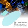 Welding Helmet Lens Replacement, 5PCS Large Viewing Screen Replacement Lens Compression Resistance PC Welding Replacement Lens for Welder, Round Outer Screen + Inner Screen