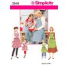 Simplicity Sewing Pattern 3949 - Aprons Sizes: A (S-M-L / S-M-L)