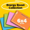 Post it Super Sticky Notes Energy Boost Collection 4x6 8 Pads 45 Sheets