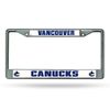 Rico Industries Vancouver Canucks Standard Chrome License Plate Frame